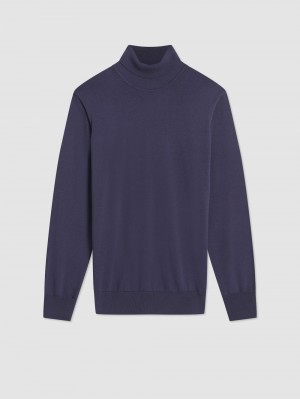 Prendas De Punto Ben Sherman Signature Roll Neck Moradas | DJYIVEH-14