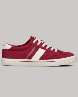 Zapatillas Ben Sherman Hawthorn Rojas Blancas | NHRSDLM-75