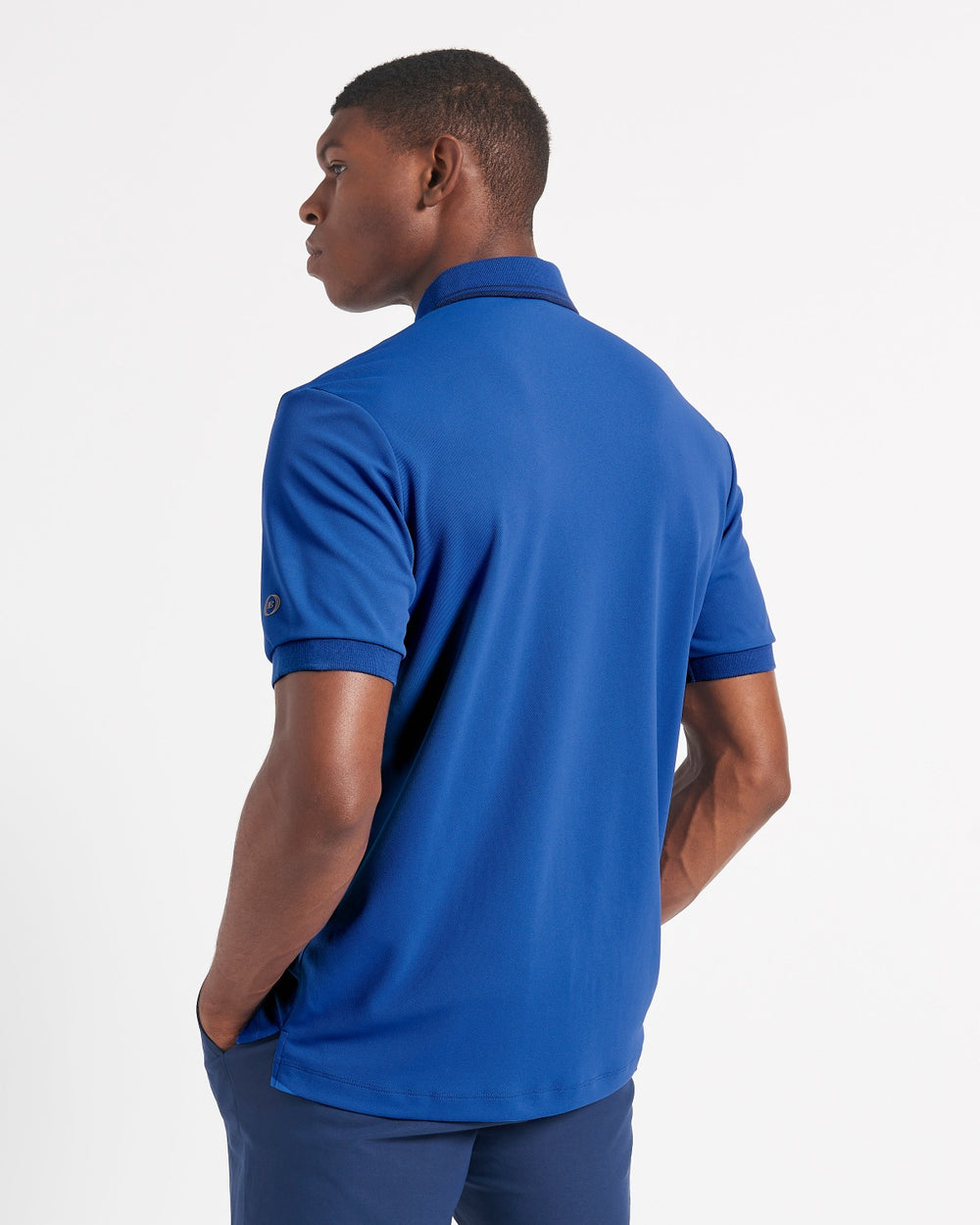 Camisa Polo Ben Sherman 360 Motion Stretch Azules Azul Real | YUOBFSZ-16