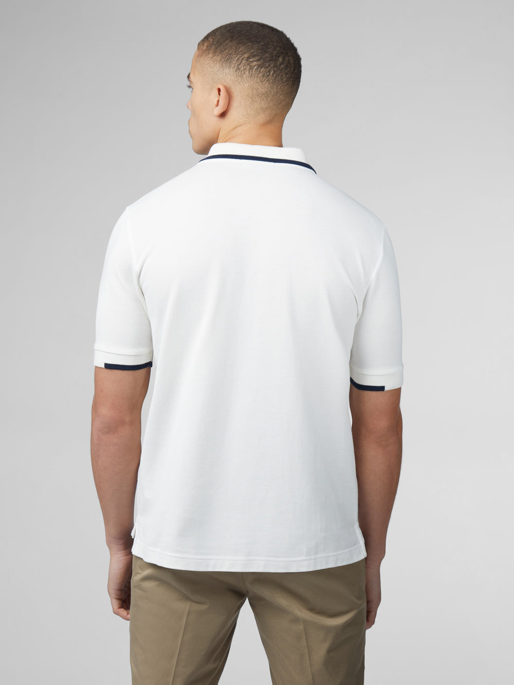 Camisa Polo Ben Sherman B by Ben Sherman Sports Club Embroidered Blancas | IPGHUTQ-39