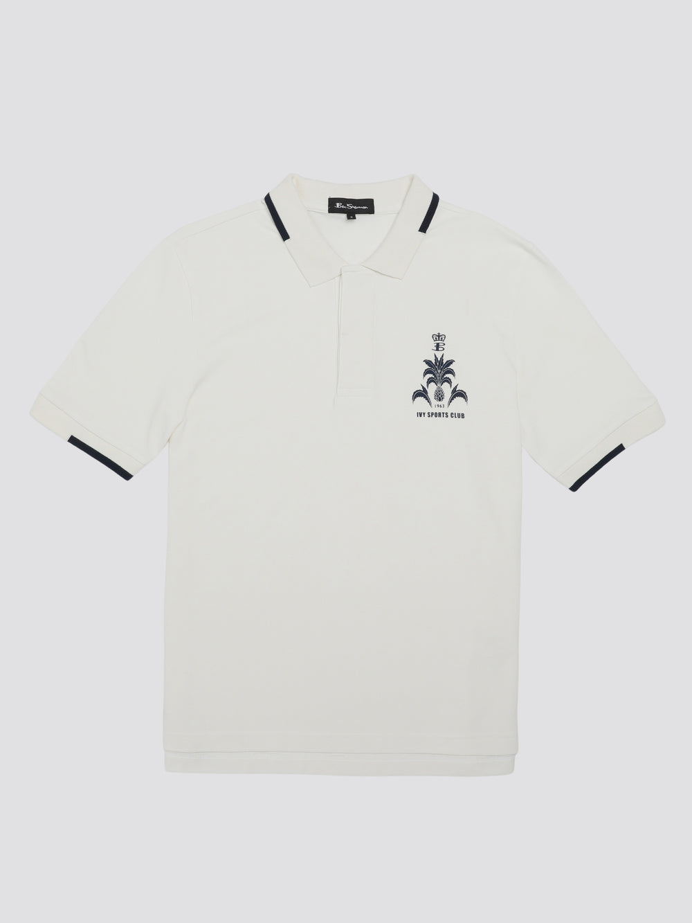 Camisa Polo Ben Sherman B by Ben Sherman Sports Club Embroidered Blancas | IPGHUTQ-39