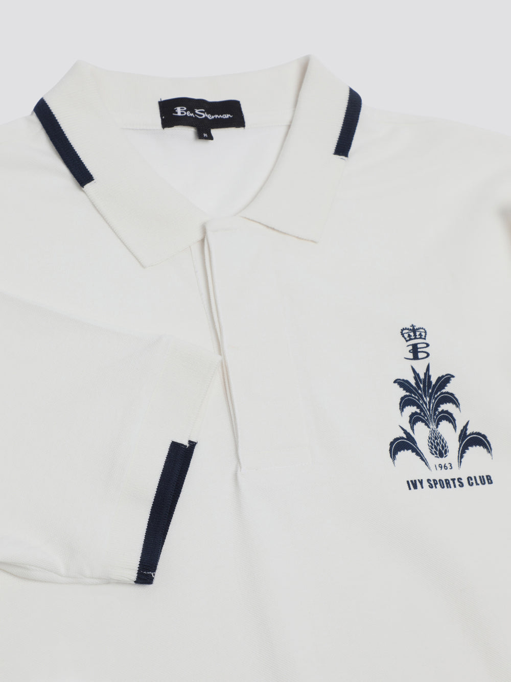 Camisa Polo Ben Sherman B by Ben Sherman Sports Club Embroidered Blancas | IPGHUTQ-39