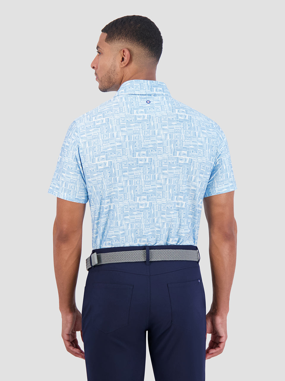 Camisa Polo Ben Sherman Radio Stack Tech Jersey Sports Fit Azules | EOSDGXK-80