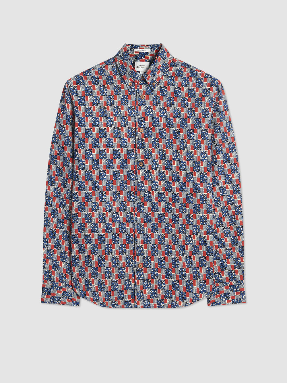 Camisas Ben Sherman 1950s Checkerboard Indigo | IHNMXZQ-43