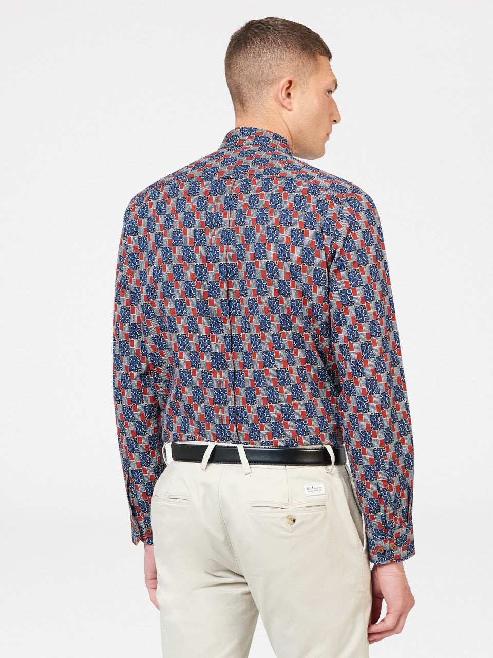 Camisas Ben Sherman 1950s Checkerboard Indigo | IHNMXZQ-43