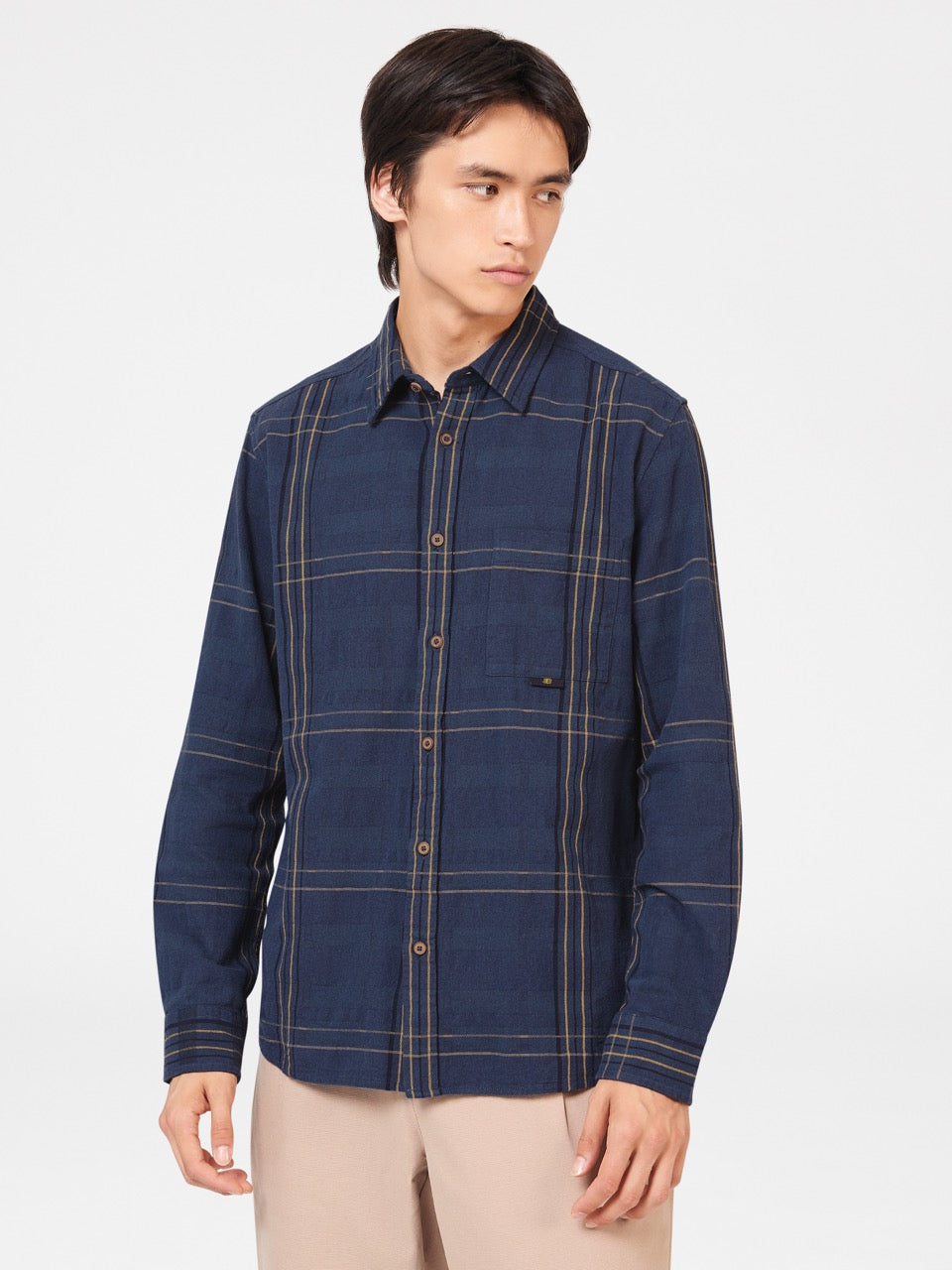 Camisas Ben Sherman B by Ben Sherman Indigo Check Indigo | VYPOHGX-82