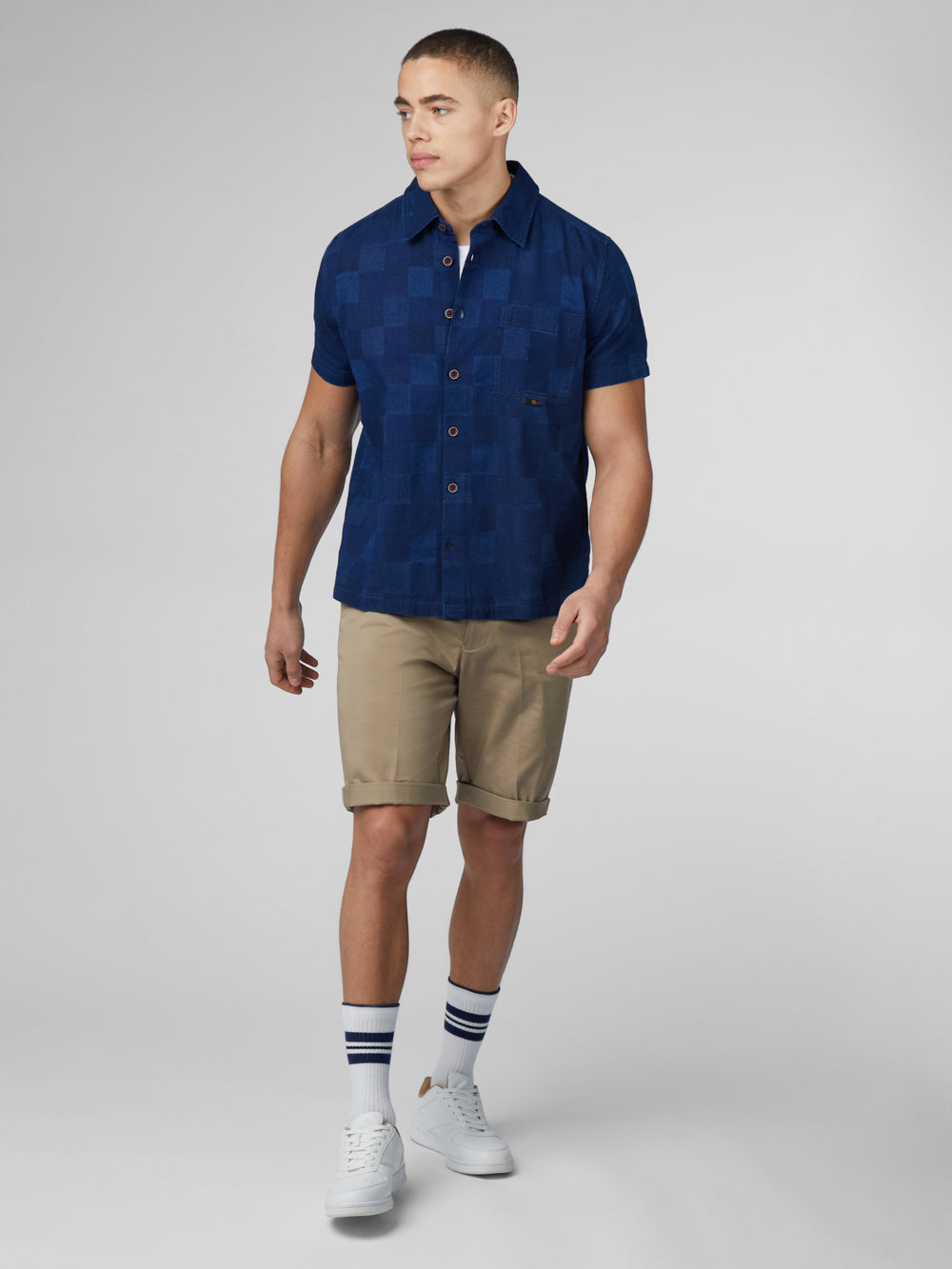 Camisas Ben Sherman B by Ben Sherman Indigo Check Azul Marino | IKWMXAH-60