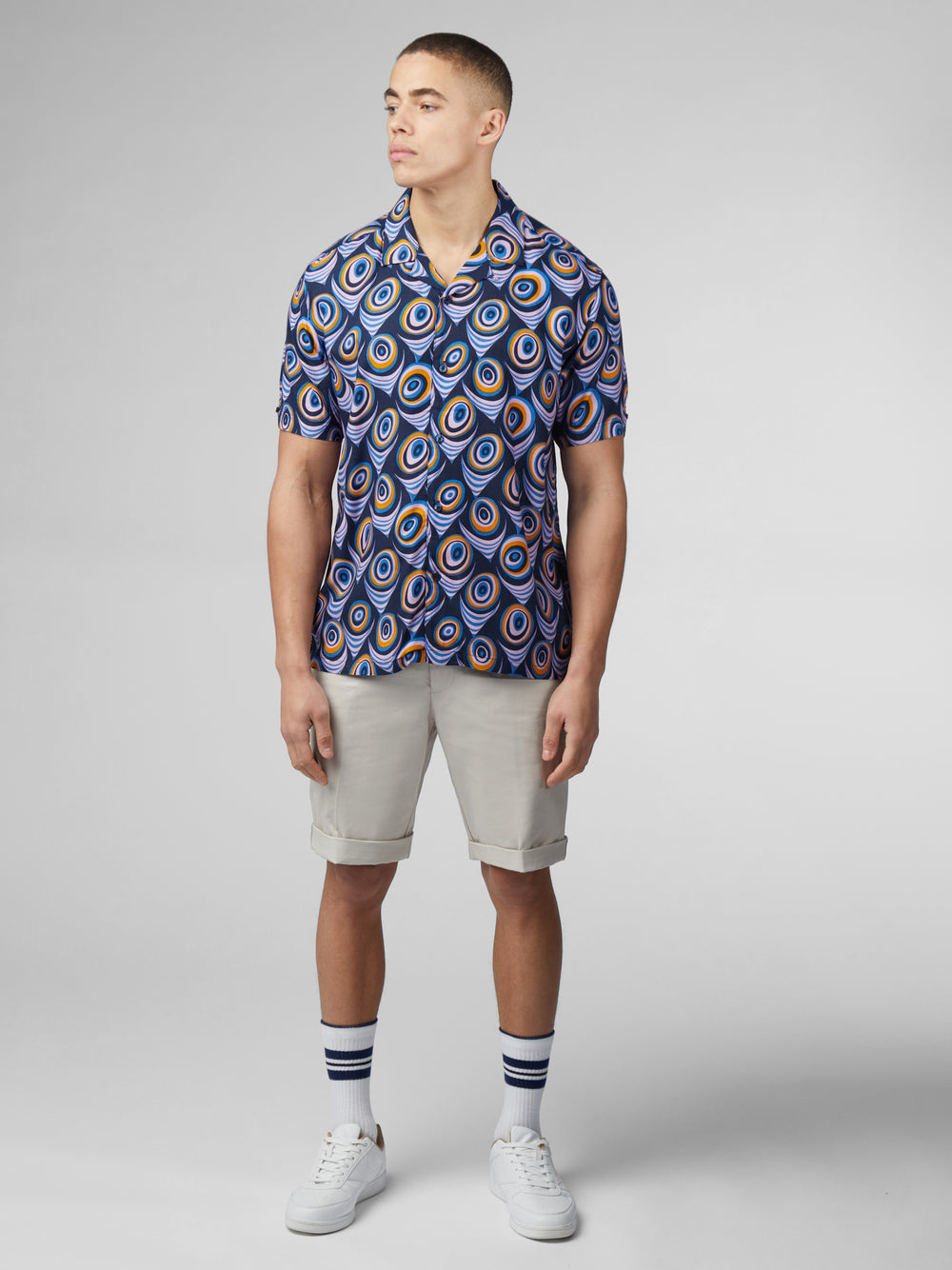 Camisas Ben Sherman B by Ben Sherman Psychedelic Print Moradas | DVQNFZJ-65