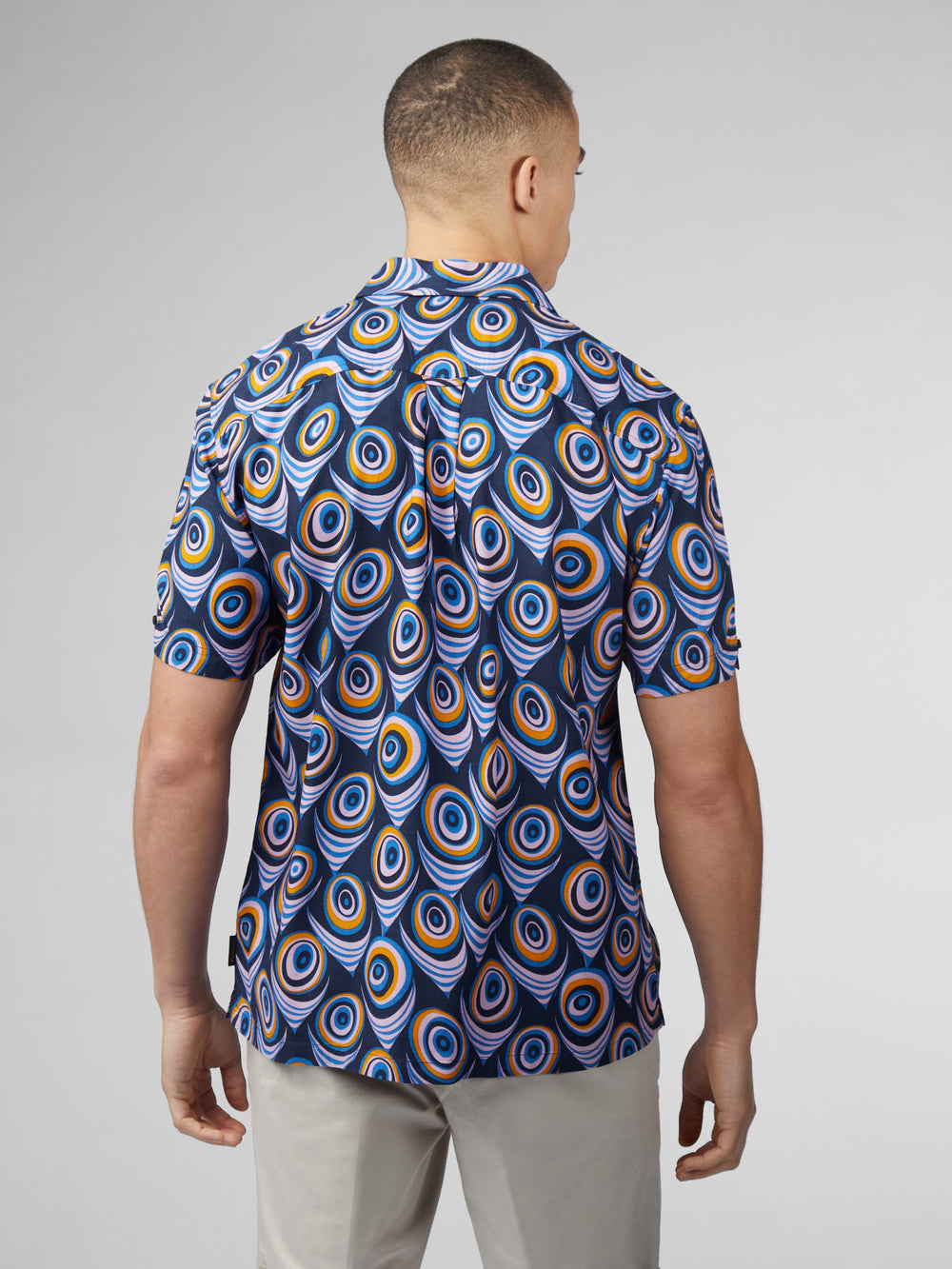 Camisas Ben Sherman B by Ben Sherman Psychedelic Print Moradas | DVQNFZJ-65