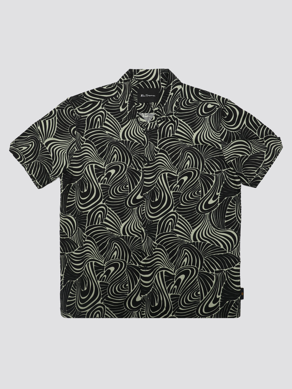 Camisas Ben Sherman B by Ben Sherman Psychedelic Swirl Print Verde Menta | STIJLZD-35