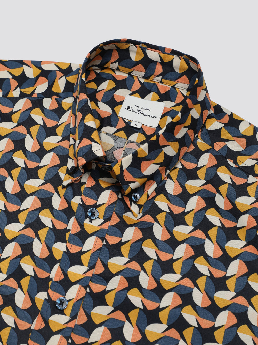 Camisas Ben Sherman Bahaus Geo Amarillo | UHFOZPC-46