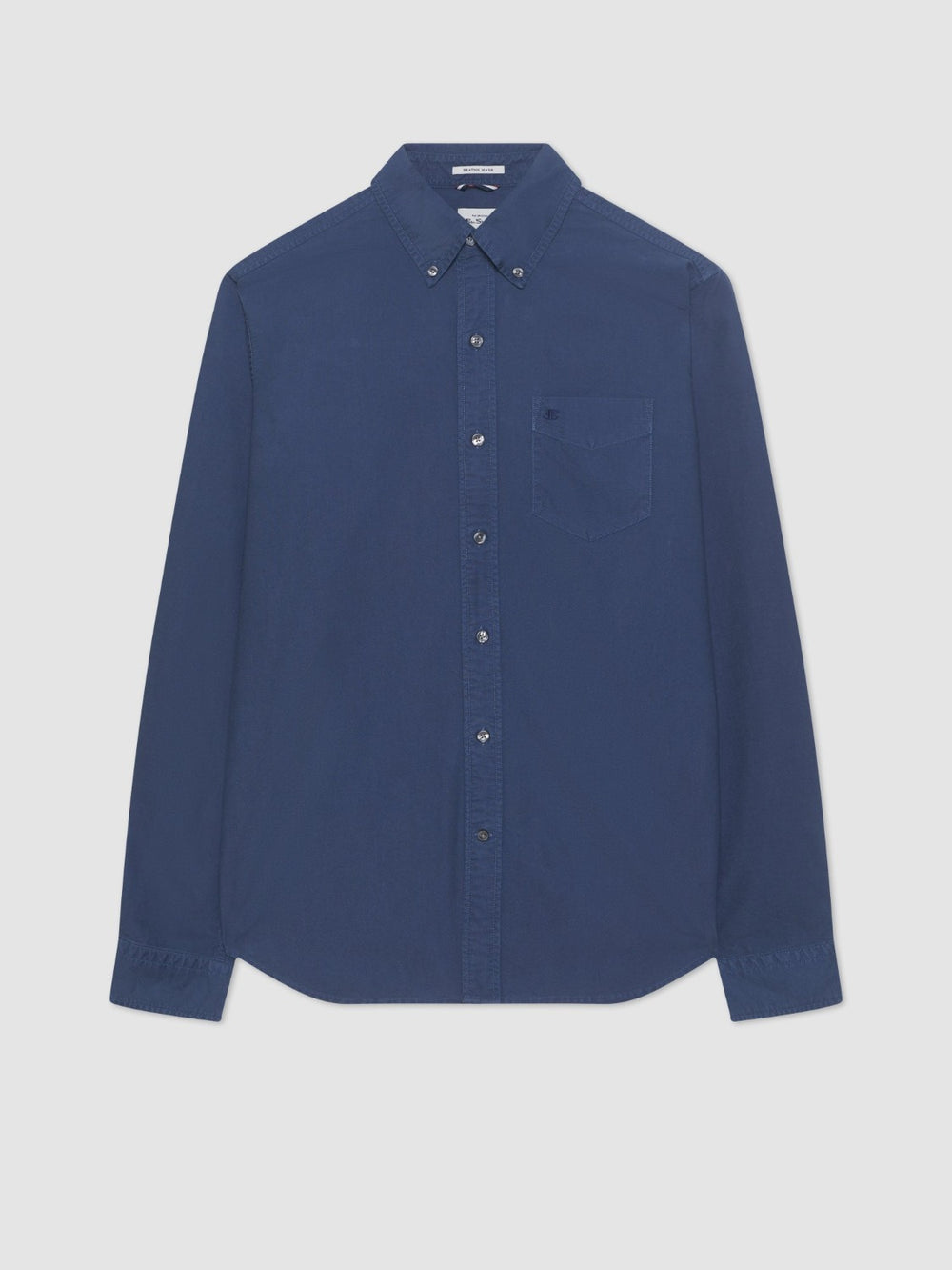 Camisas Ben Sherman Beatnik Oxford Garment Dye Indigo | DSVCEPQ-20