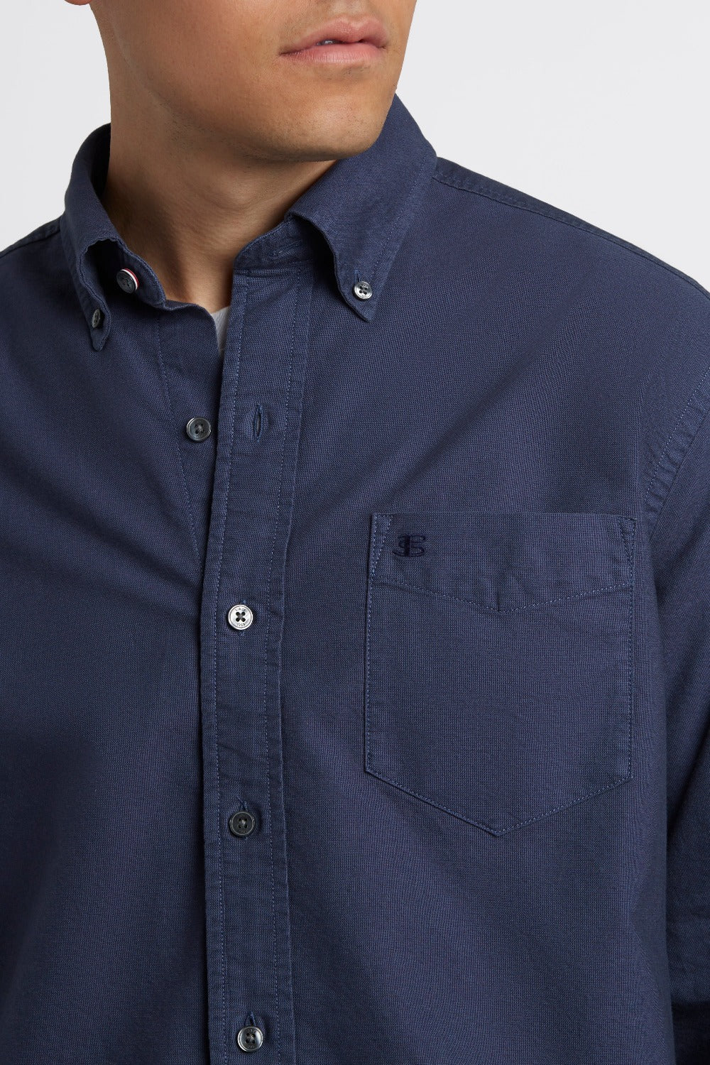 Camisas Ben Sherman Beatnik Oxford Garment Dye Indigo | DSVCEPQ-20