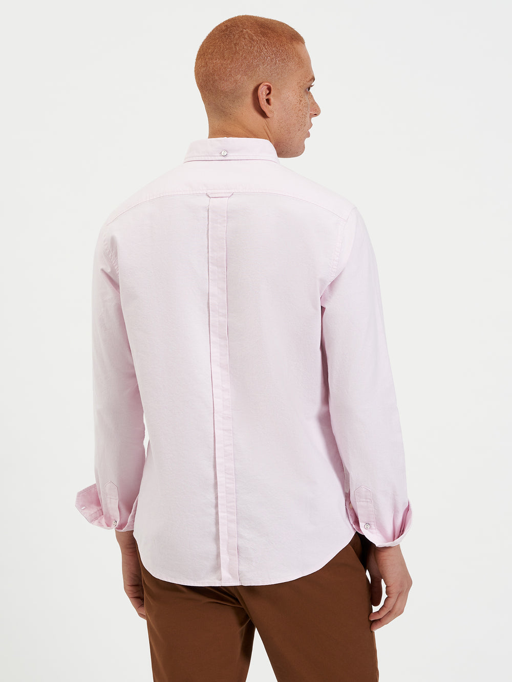 Camisas Ben Sherman Brighton Oxford Organic Rosas | FGRIUTK-58