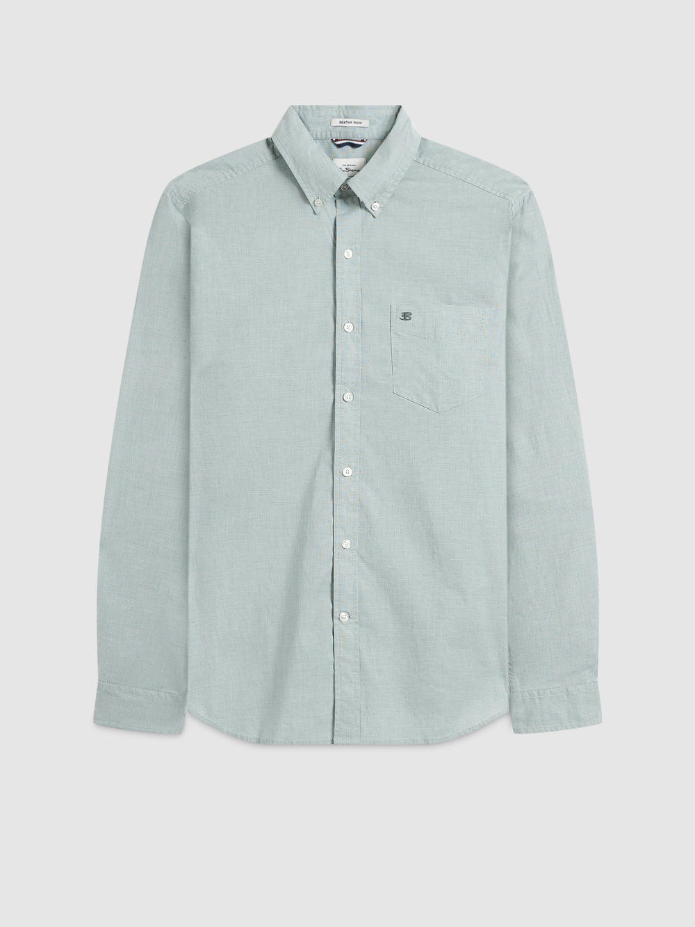 Camisas Ben Sherman Brighton Oxford Organic Green Verde | NTLKVQZ-41