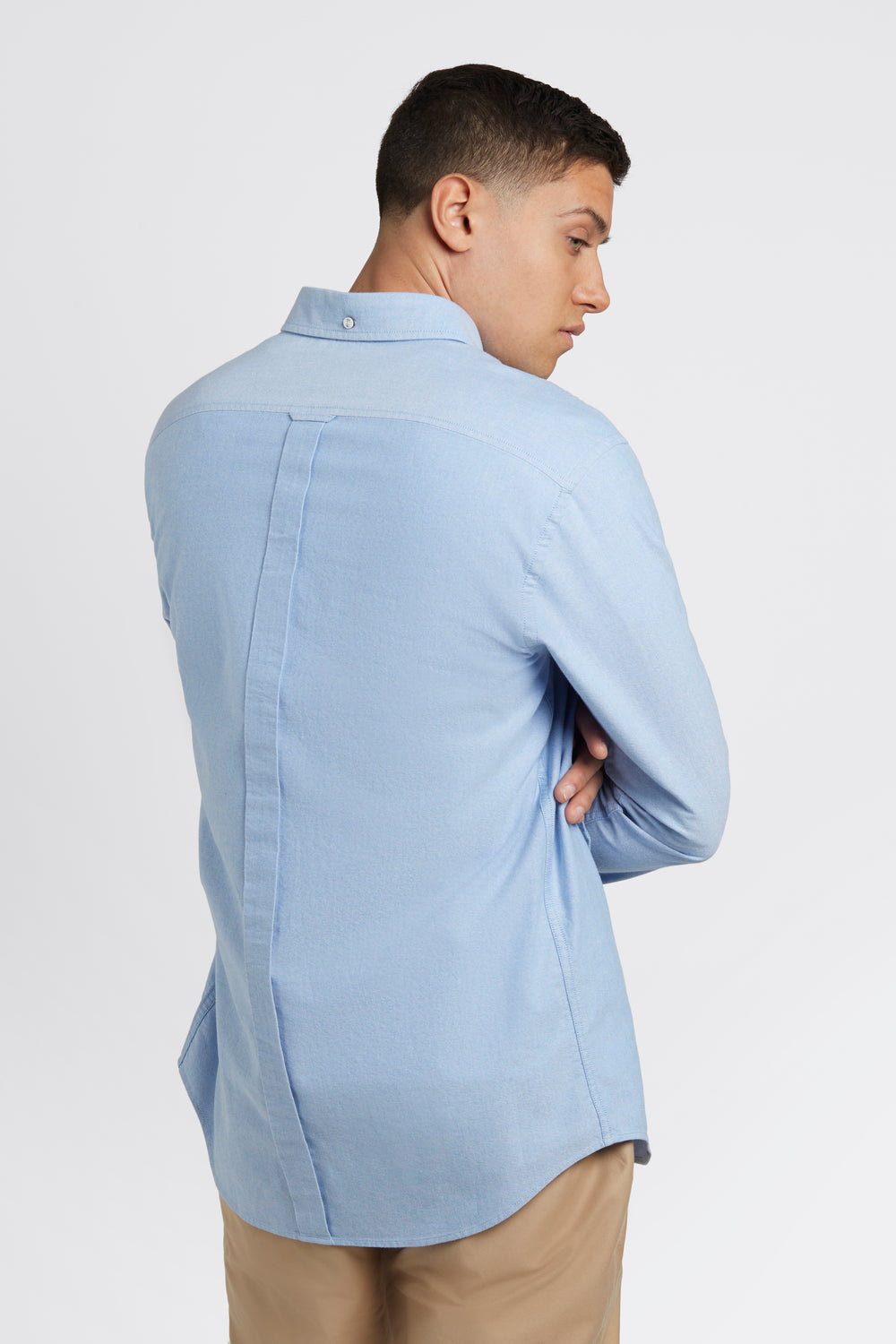 Camisas Ben Sherman Brighton Oxford Organic Azules | LZXNYRU-58