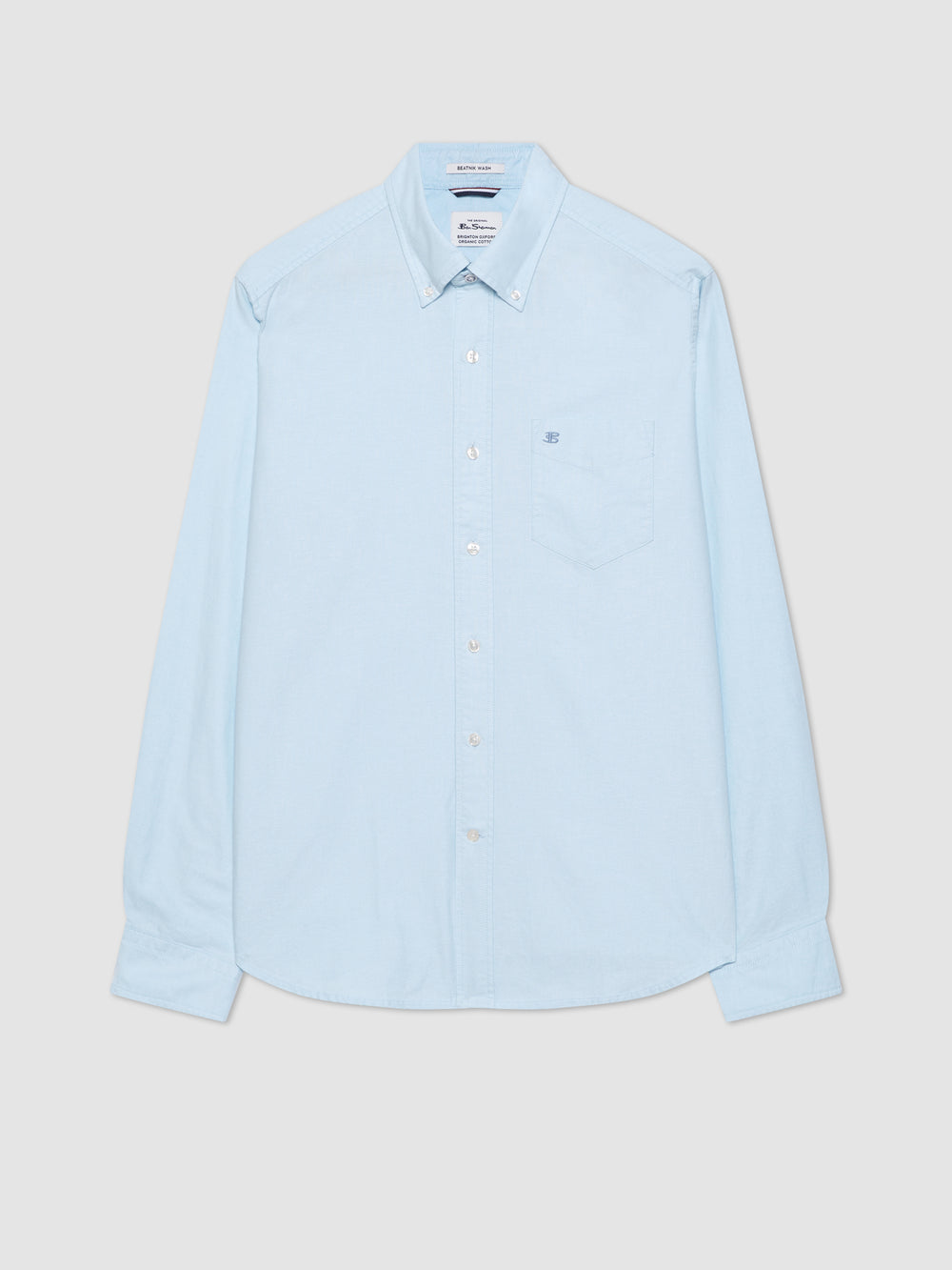 Camisas Ben Sherman Brighton Oxford Organic Azules | UIHLOAB-72