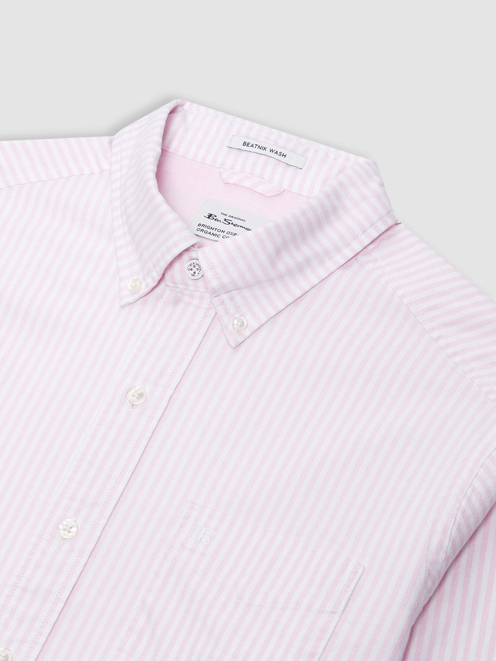 Camisas Ben Sherman Brighton Oxford Rosas Rayadas | EUAXRLD-08