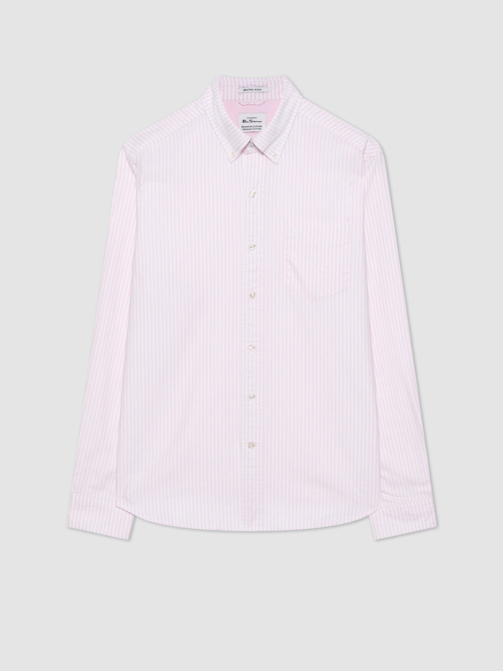 Camisas Ben Sherman Brighton Oxford Rosas Rayadas | EUAXRLD-08