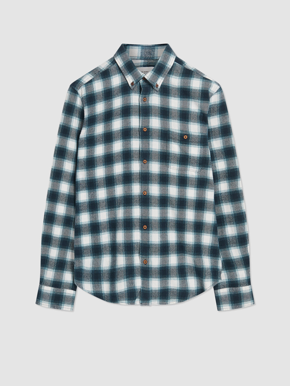 Camisas Ben Sherman Brushed Ombre Check Flannel Verde | MJPABRI-79