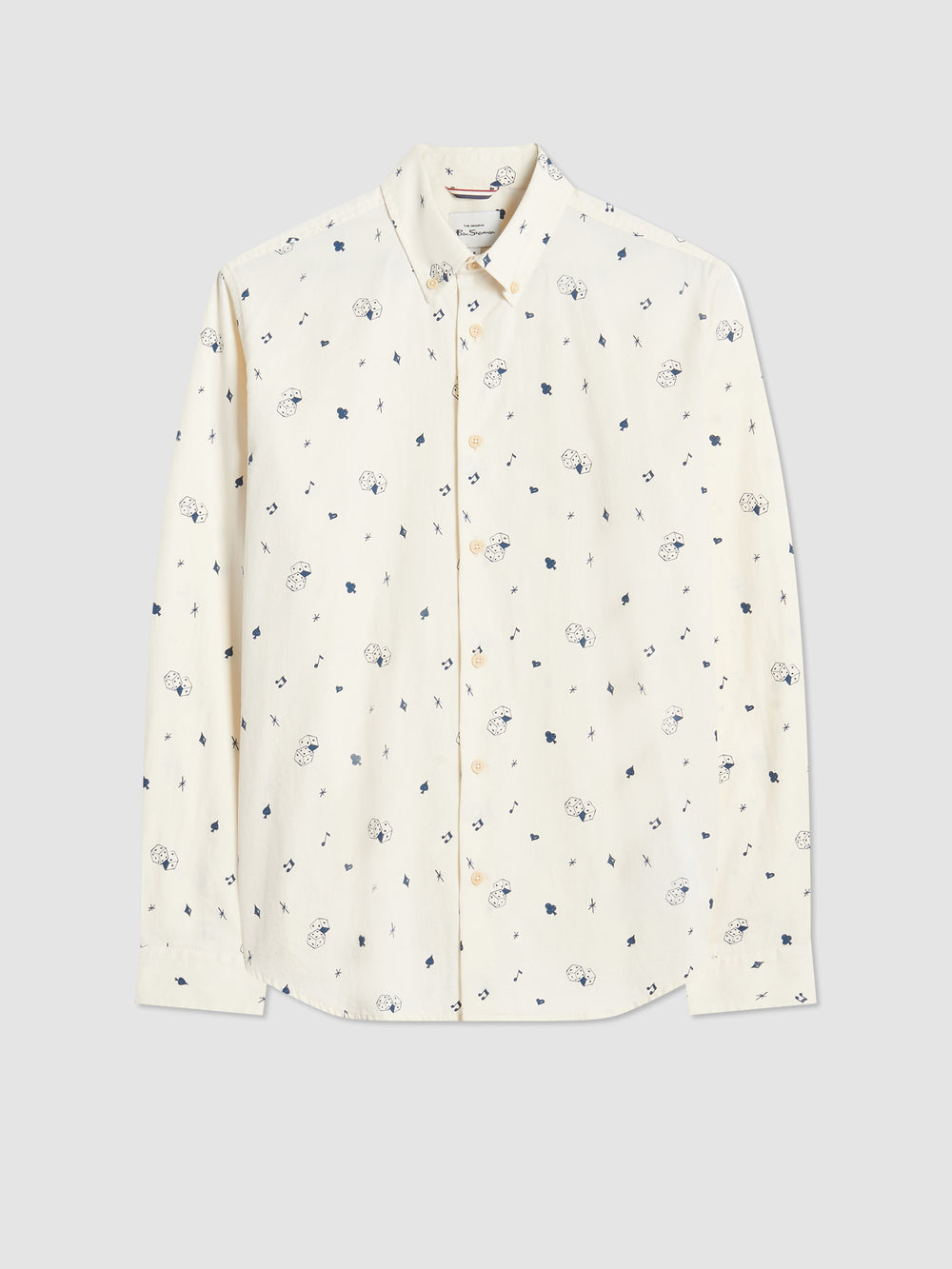 Camisas Ben Sherman Conversational Icon Blancas | NCZPKBJ-65