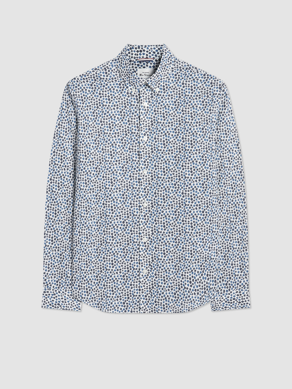 Camisas Ben Sherman Ditsy Floral Print Long Sleeve Blancas | CLQBAED-19