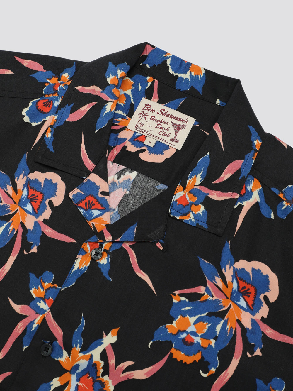 Camisas Ben Sherman Signature Botanical Print Negras | PGEKWIO-38