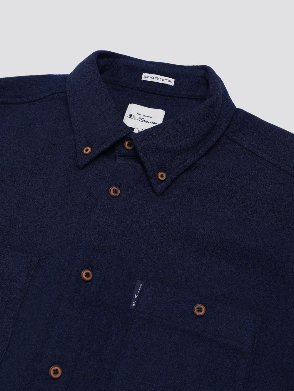 Camisas Ben Sherman Signature Boucle Azul Marino | MNAPRJE-46