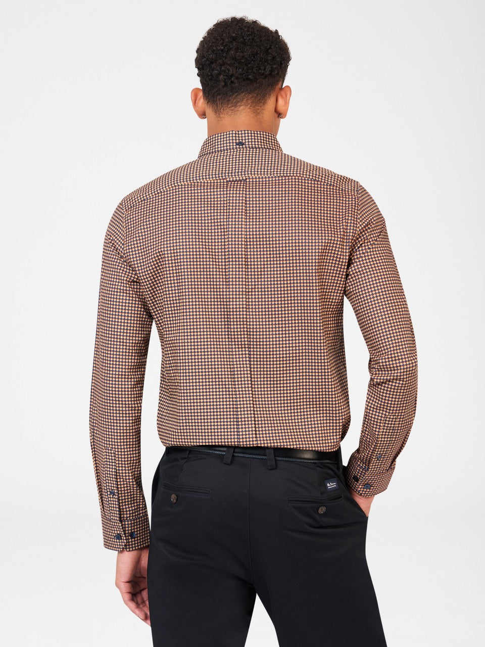 Camisas Ben Sherman Signature Chevron Naranjas | DGFHAUK-31