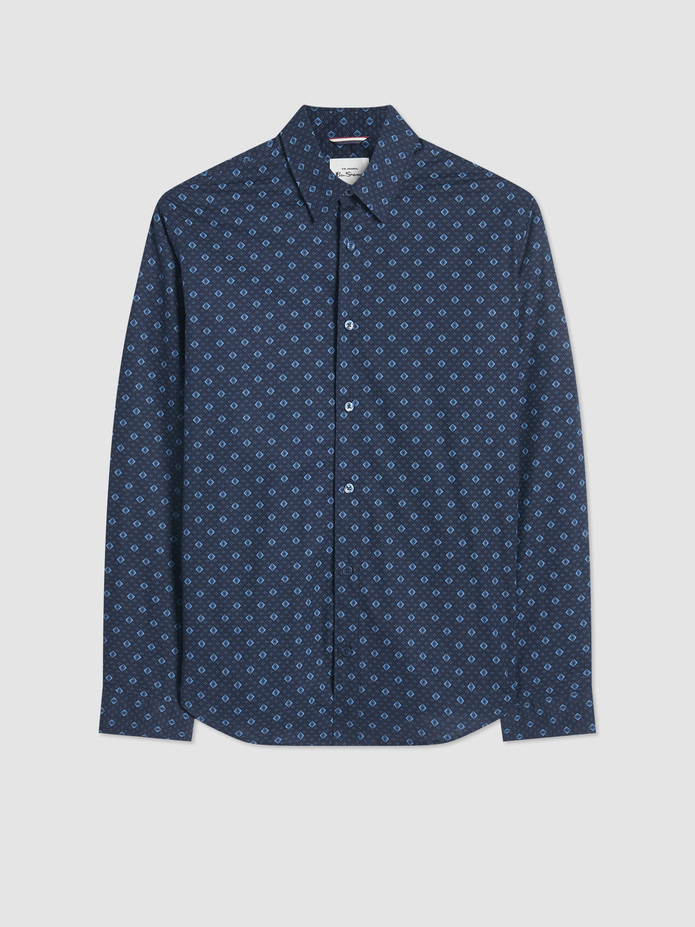 Camisas Ben Sherman Signature Geo Azules | VGNRBOJ-98