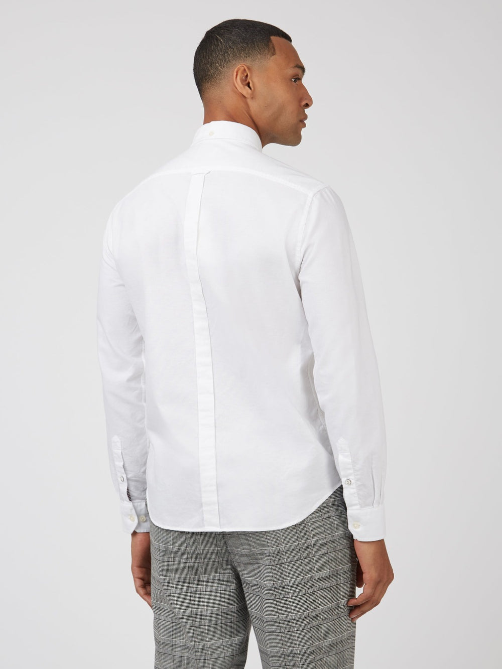 Camisas Ben Sherman Signature Organic Long-Sleeve Oxford Blancas | DQSXRYH-78