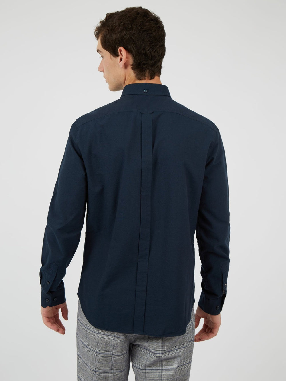 Camisas Ben Sherman Signature Organic Oxford Azul Marino | PUHEFBN-32