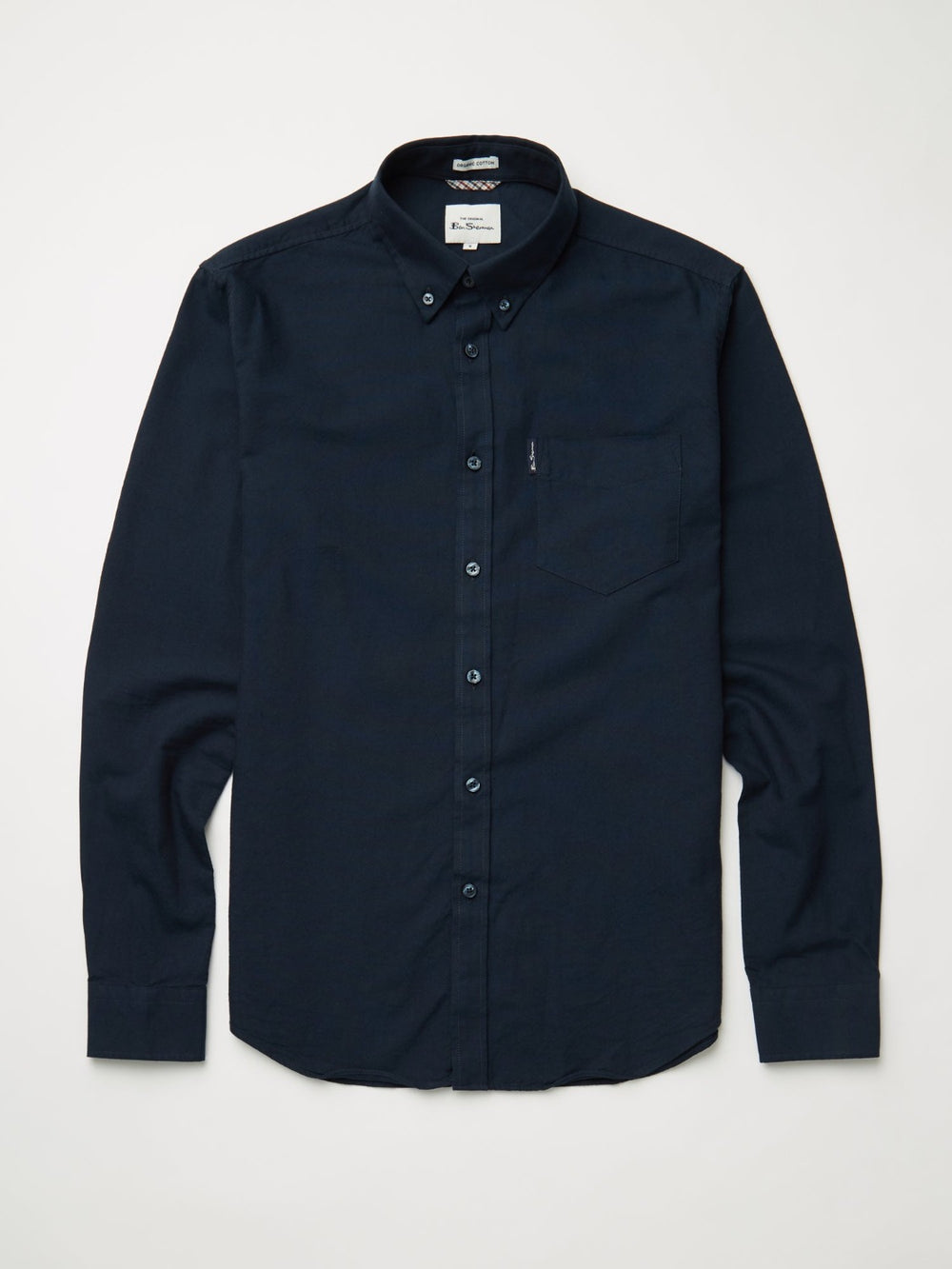 Camisas Ben Sherman Signature Organic Oxford Azul Marino | PUHEFBN-32