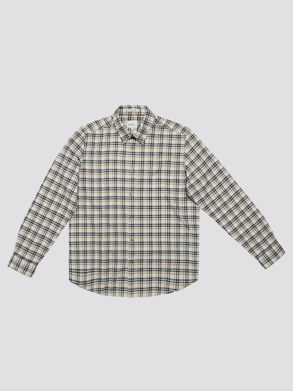 Camisas Ben Sherman Signature Oxford Check Blancas | XHDOMQZ-08