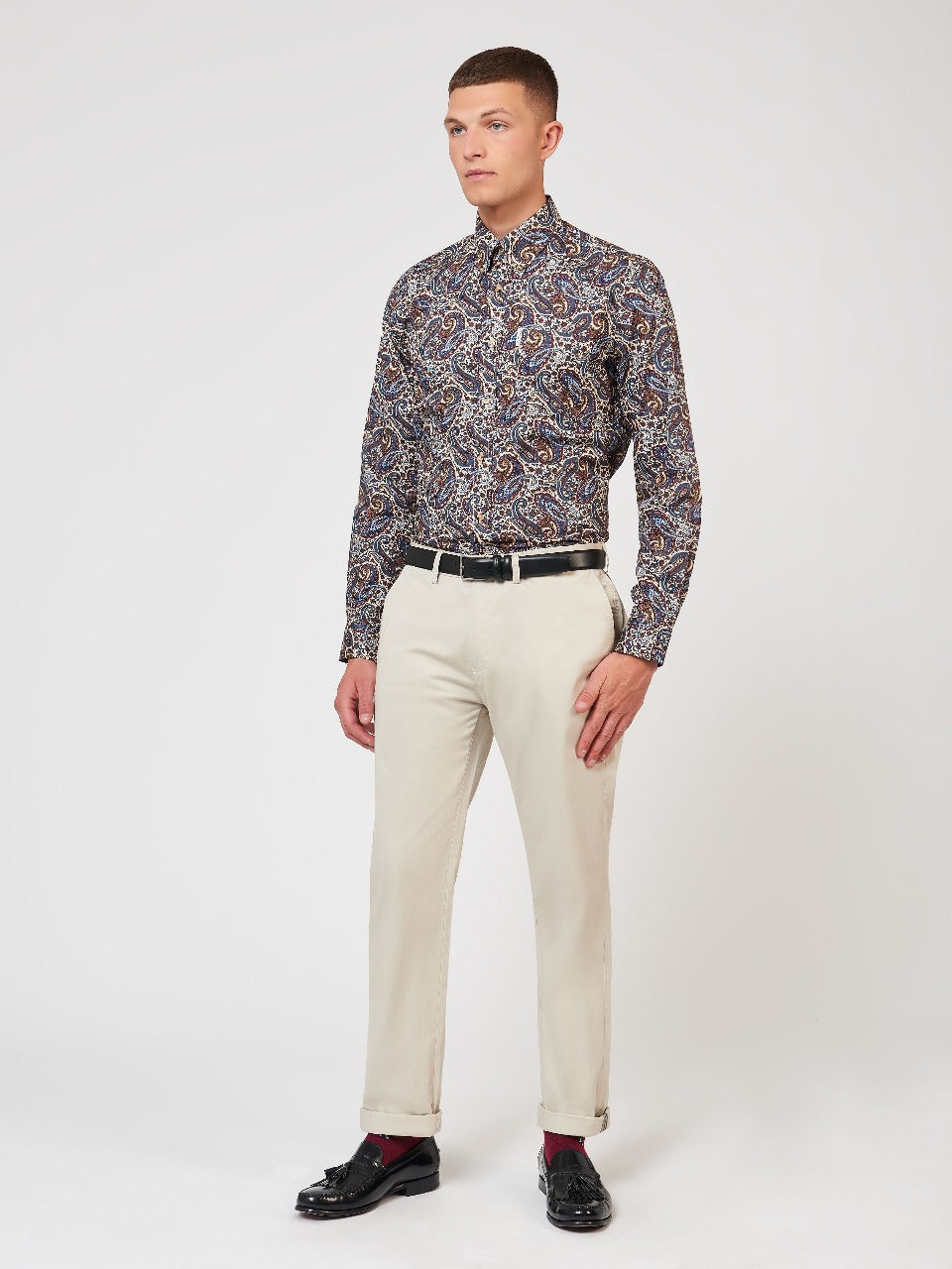 Camisas Ben Sherman Signature Paisley Multicolor | SPVXOCZ-82