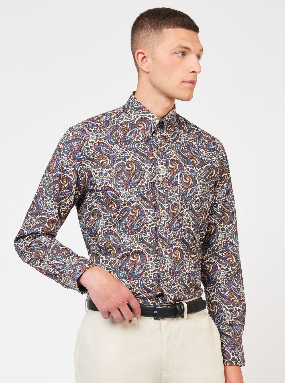 Camisas Ben Sherman Signature Paisley Multicolor | SPVXOCZ-82