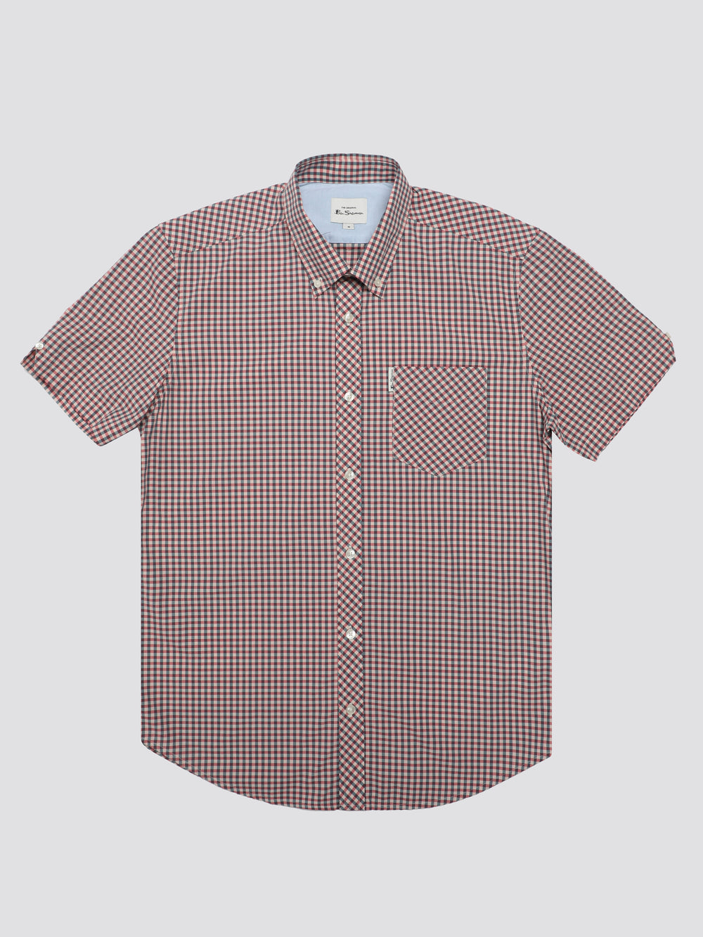 Camisas Ben Sherman Signature Short Sleeve Gingham Rojas Blancas | SDCRUEI-30