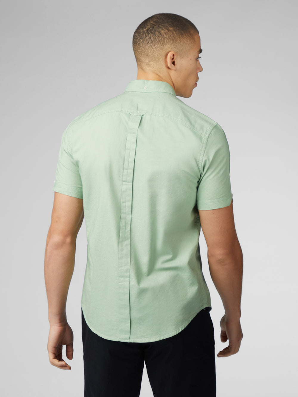 Camisas Ben Sherman Signature Short Sleeve Oxford Verde | MGJFXEW-87