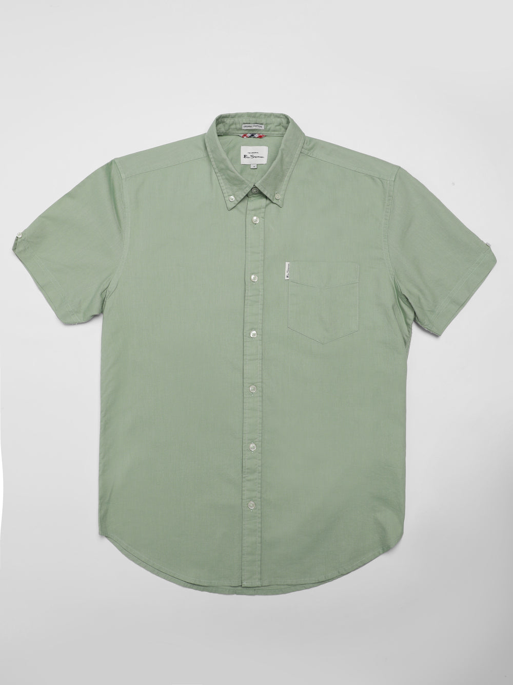 Camisas Ben Sherman Signature Short Sleeve Oxford Verde | MGJFXEW-87