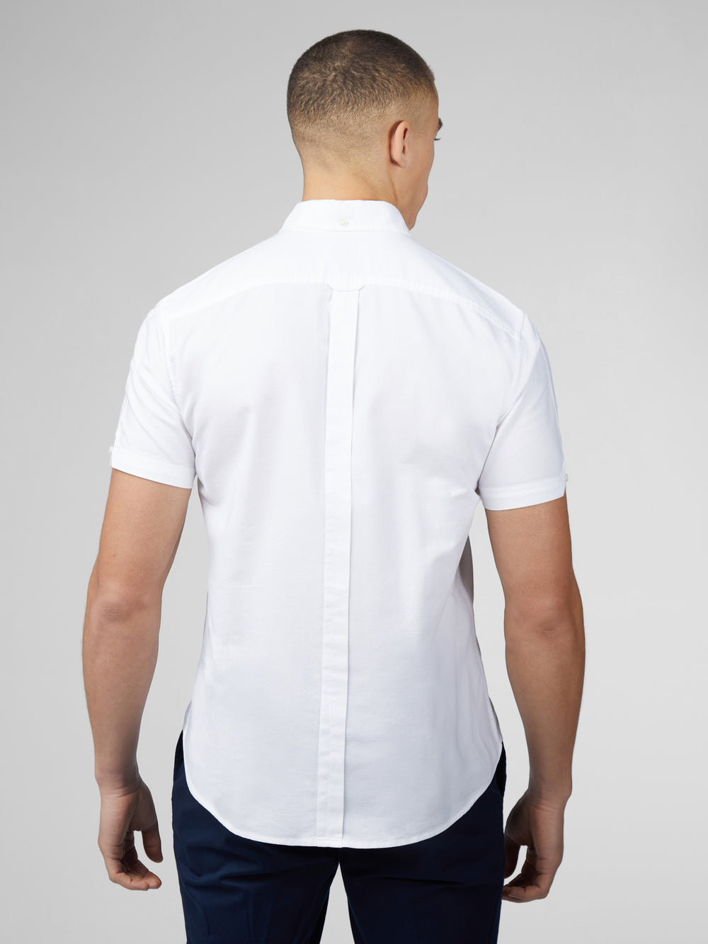 Camisas Ben Sherman Signature Short Sleeve Oxford Blancas | WCXYQNS-64