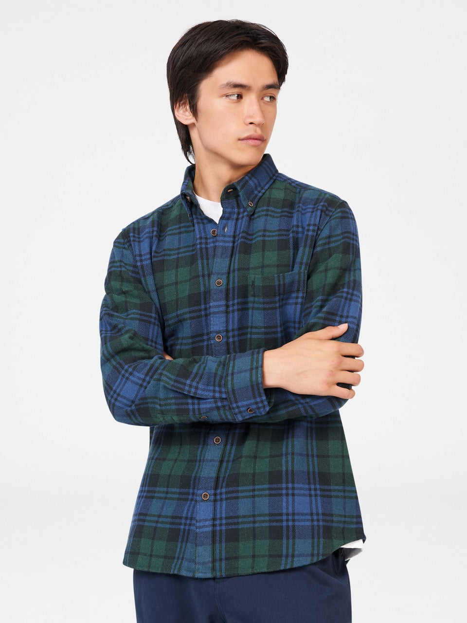 Camisas Ben Sherman Signature Tartan Check Verde | DQRENUO-58