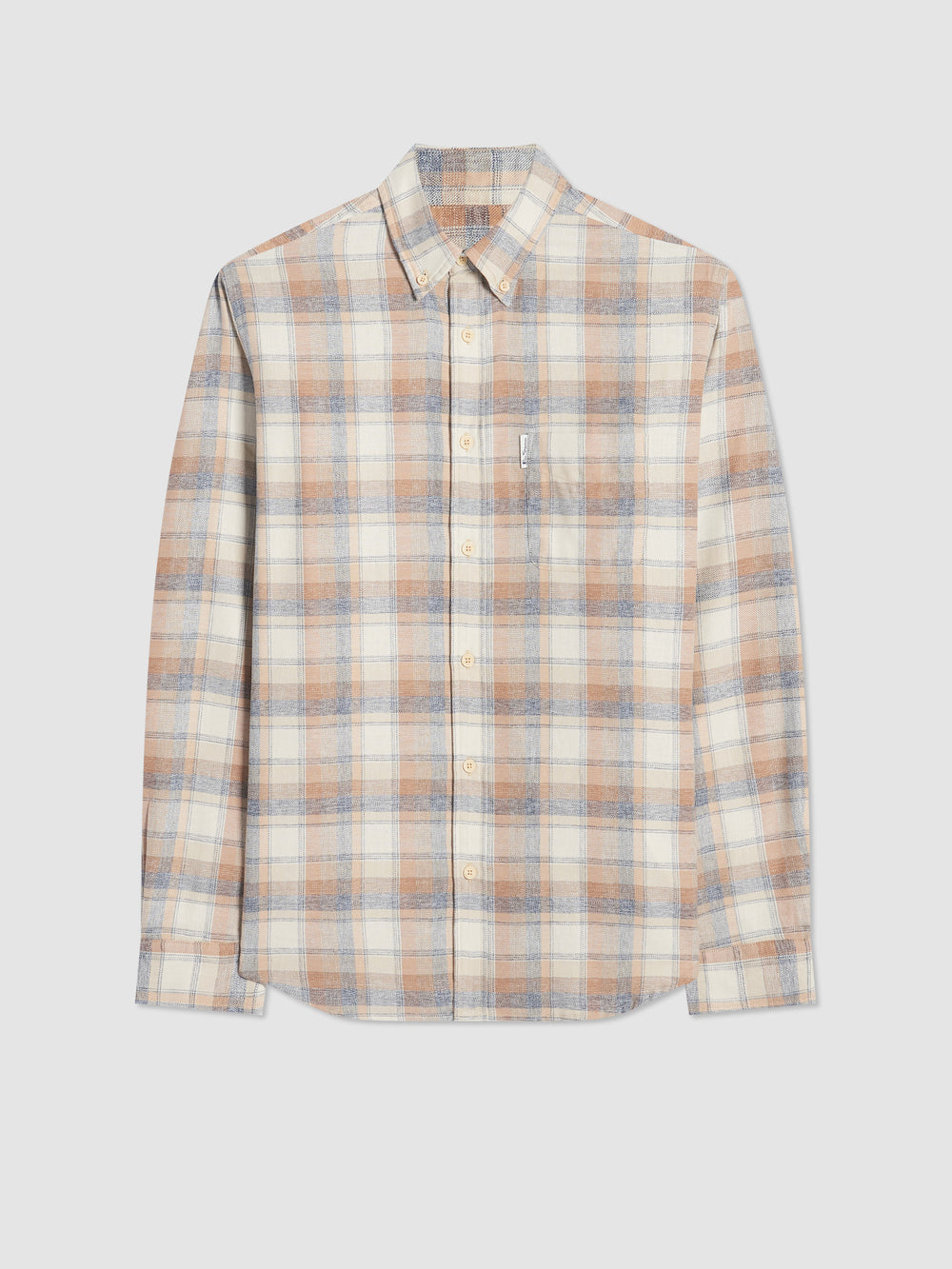 Camisas Ben Sherman Twisted Yarn Check Marrones | EYIGWAN-27