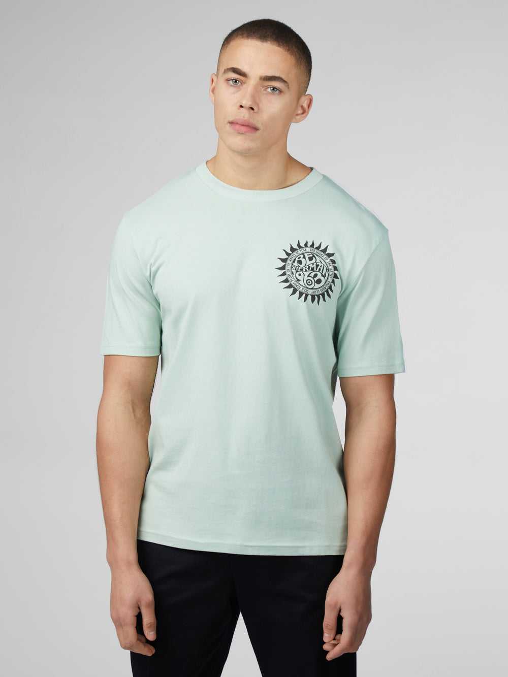 Camiseta Ben Sherman B by Ben Sherman Festival Poster Verde Menta | EQNFJCA-76