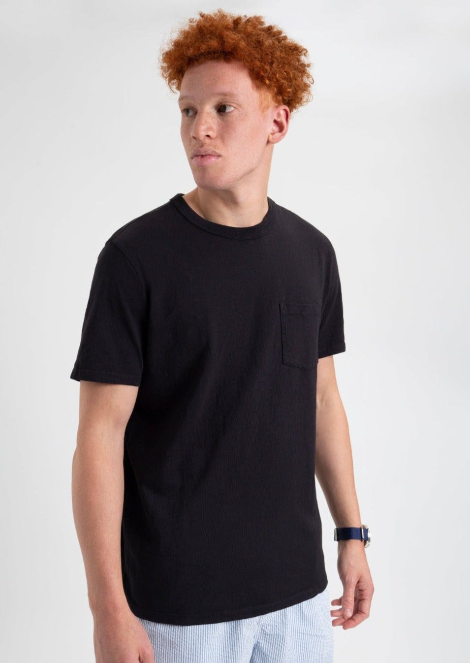 Camiseta Ben Sherman Garment Dye Beatnik Negras | FDLIUZN-30