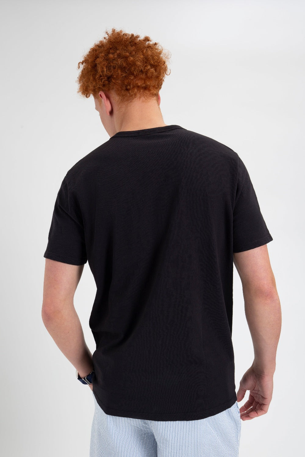 Camiseta Ben Sherman Garment Dye Beatnik Negras | FDLIUZN-30