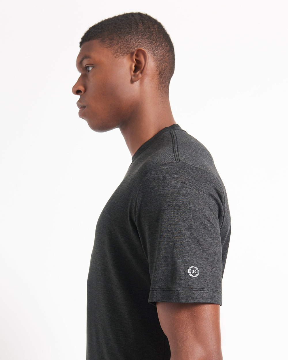 Camiseta Ben Sherman Performance Stretch Marl Negras | XTGOPZY-98