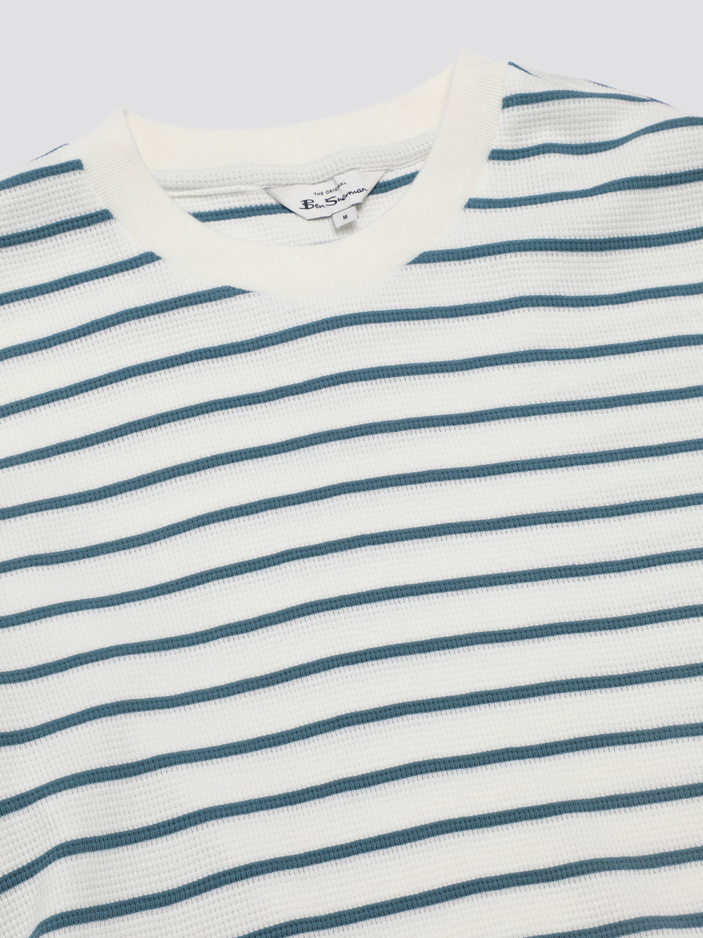 Camiseta Ben Sherman Signature Waffle Stripe Blancas | ZSHDTCM-19