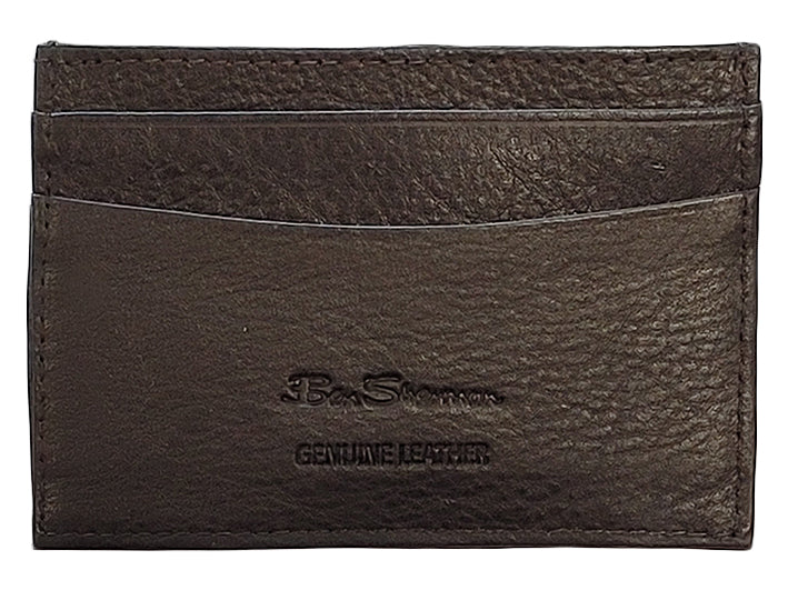 Carteras Ben Sherman Koki Leather Card Holder Marrones | APVUCSD-27