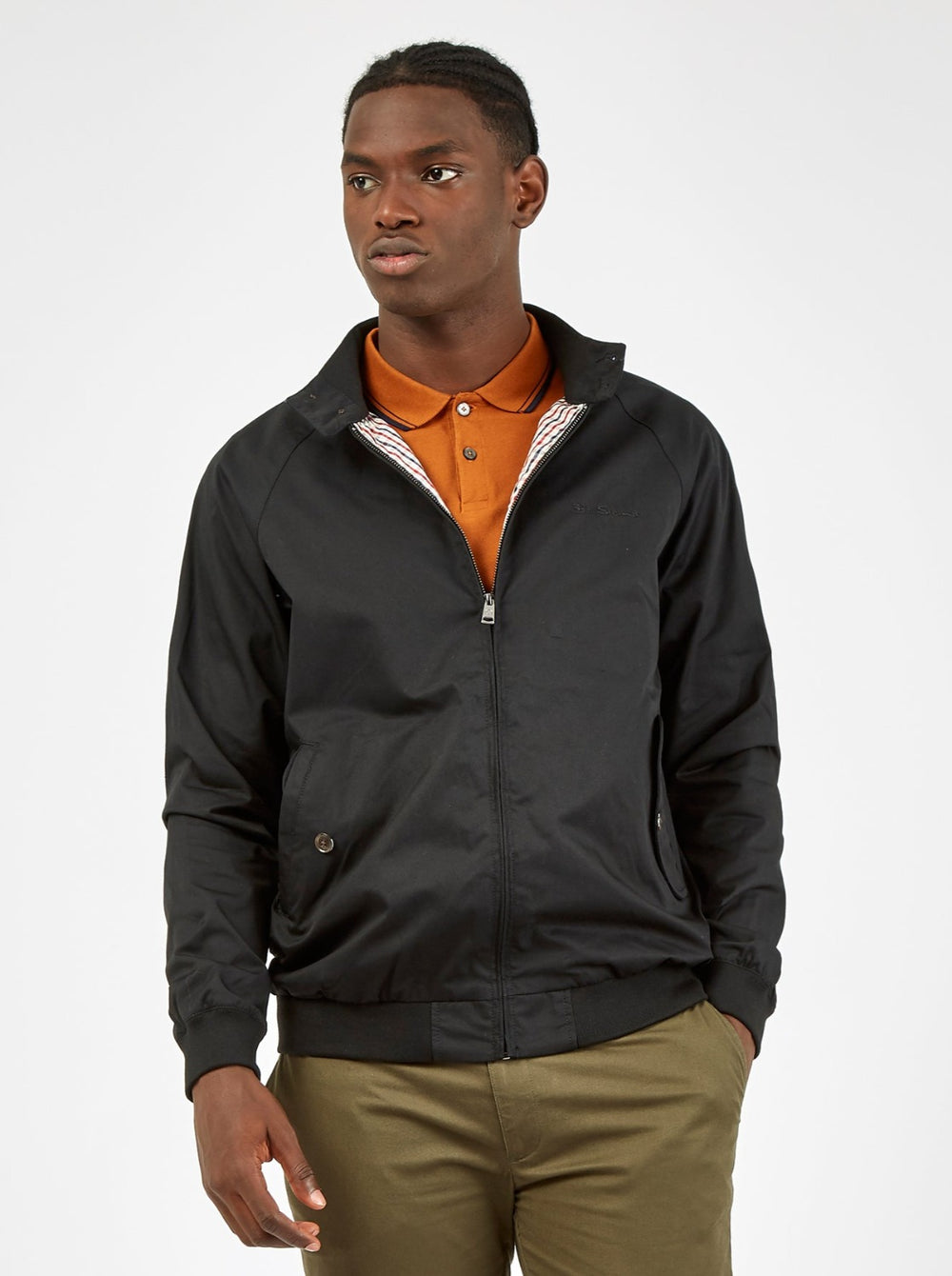 Chaquetas Ben Sherman Signature Harrington Negras | CTAOGPE-86