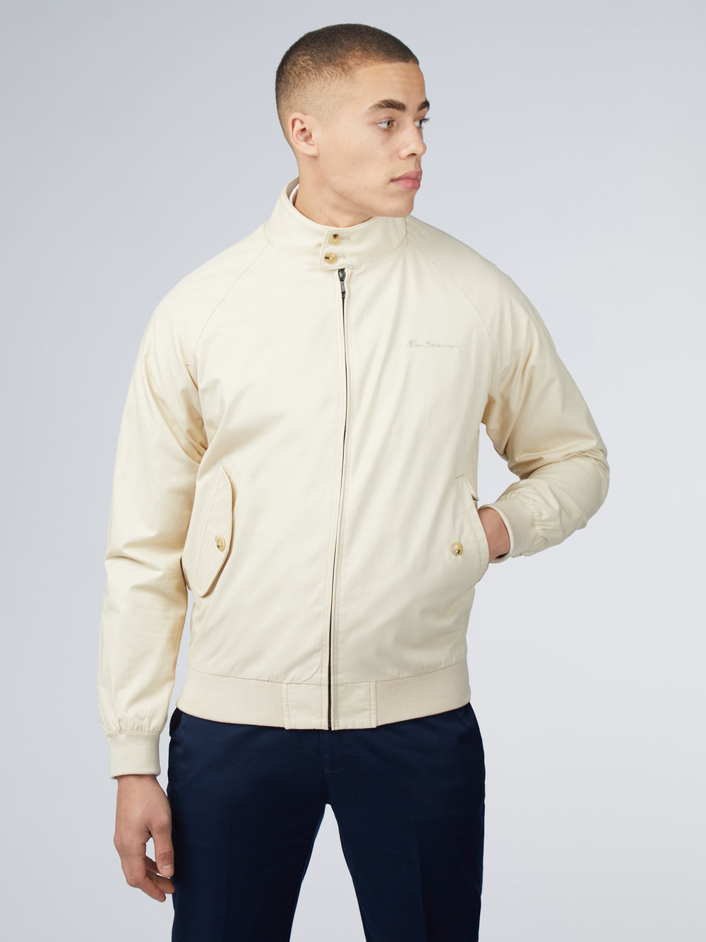 Chaquetas Ben Sherman Signature Harrington Creme | HPVMGSL-41